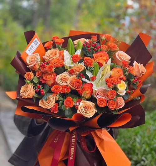 玫瑰花混搭蓝色橙色有何特别含义？