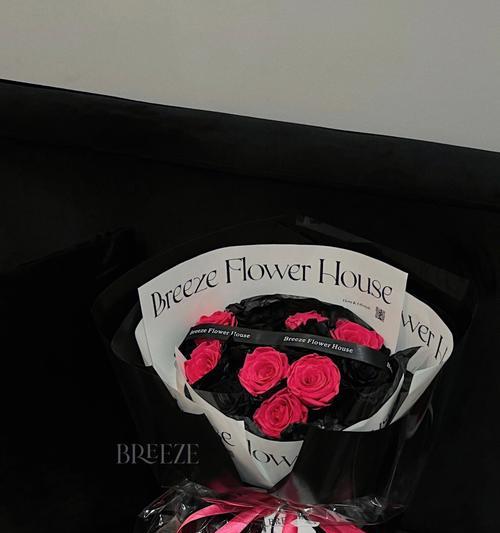 黑色和红色花卉的名称是什么？