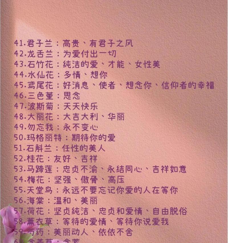 什么花语预示着美好爱情的到来？