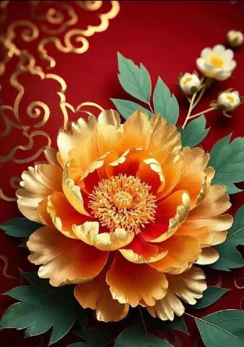 牡丹花如何配叶子才能更美观？