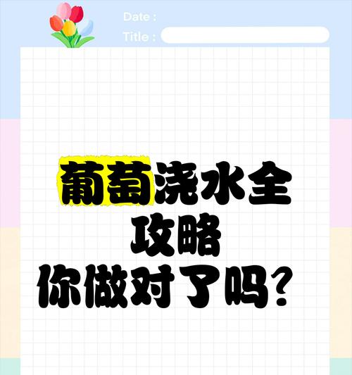 盆栽葡萄浇水频率是多少？怎样判断水分是否充足？